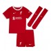 Liverpool Mohamed Salah #11 Babykleding Thuisshirt Kinderen 2023-24 Korte Mouwen (+ korte broeken)